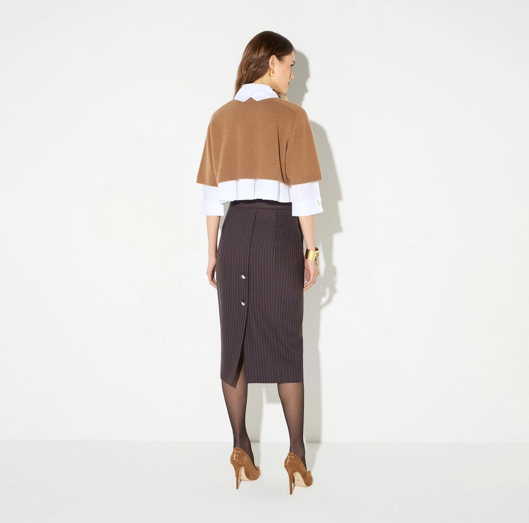 Top de lana y cachemir