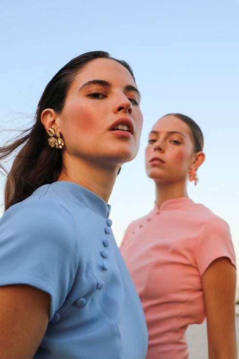 Vestido MERI celeste