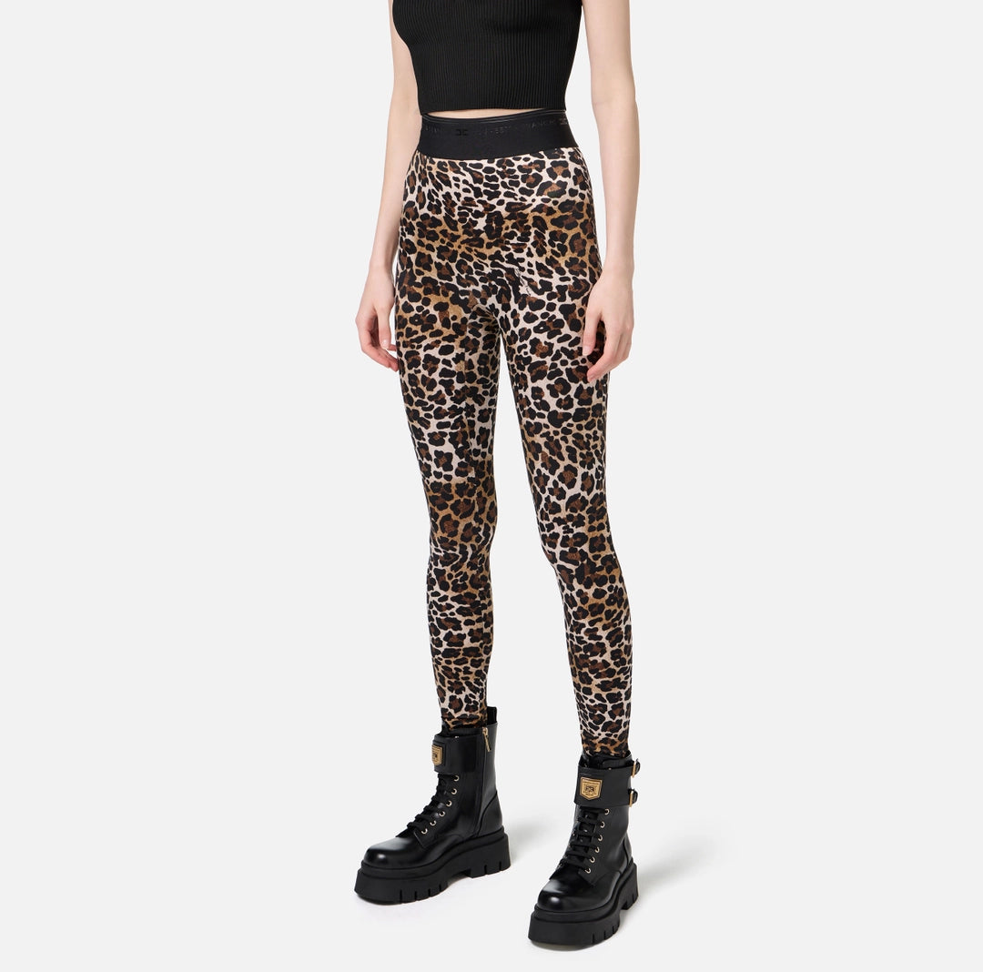 Leggings licra animal print Elisabetta Franchi