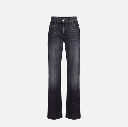 Pantalón denim pernera ancha Elisabetta Franchi