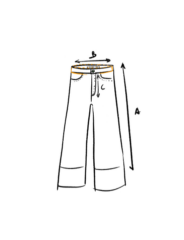 JEANS SIXTY TURN-UP DARK BLUE