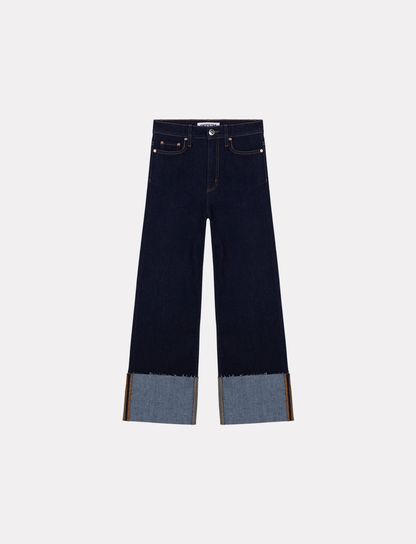 JEANS SIXTY TURN-UP DARK BLUE