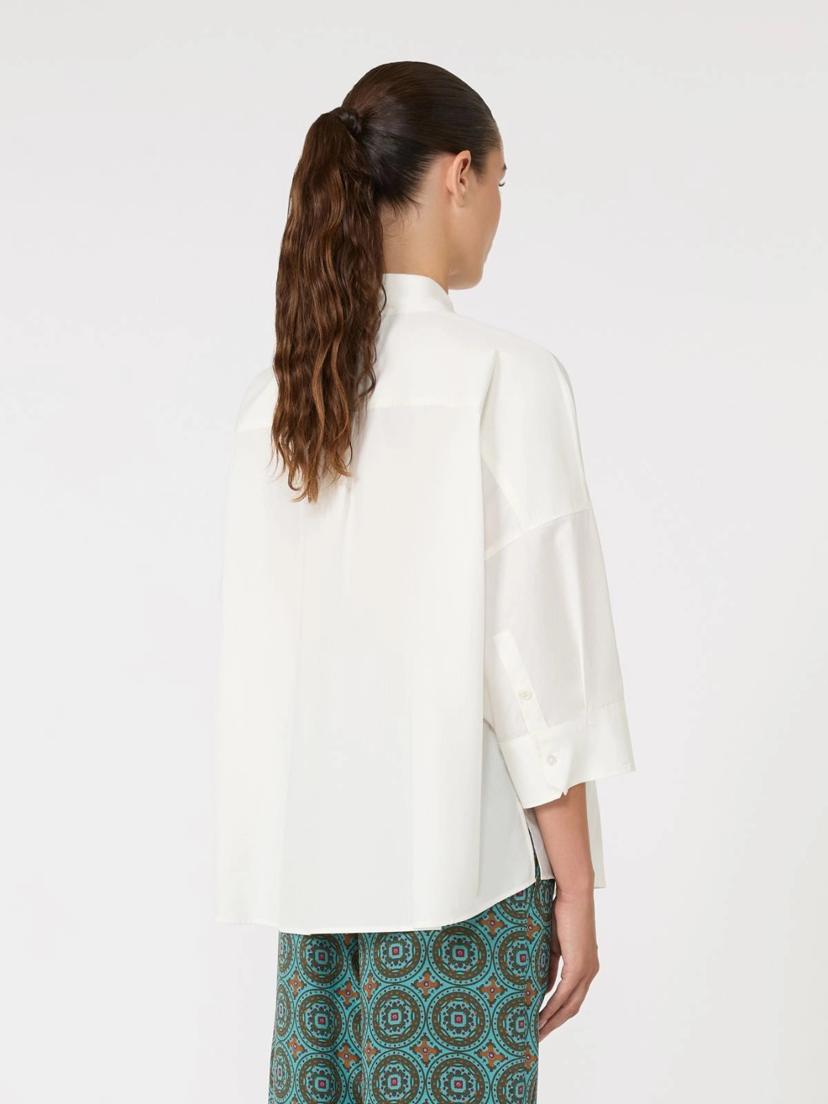 Camisa oversize de popelina