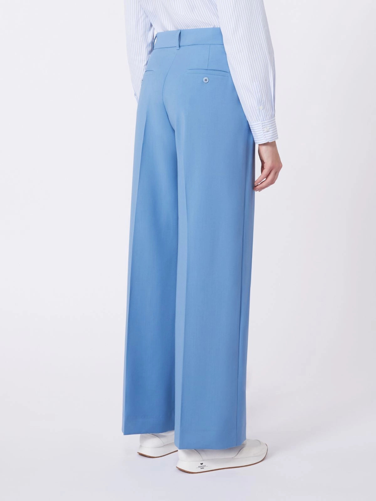 Pantalón palazzo de lana