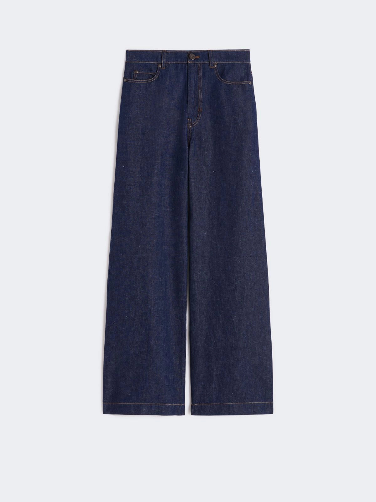 Pantalones vaqueros de lino y algodón