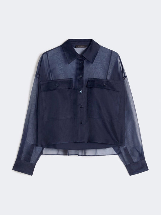Camisa d'organza de seda