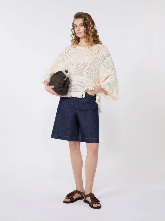 Jersey oversize de hilo de algodón