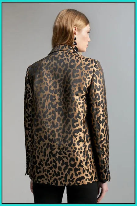 Blazer animal print