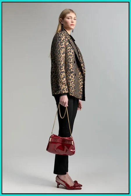 Blazer animal print