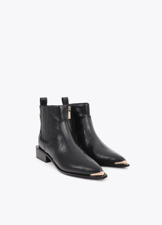 BOTIN ESTILO COWBOY CON TACHAS
