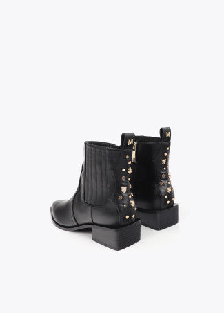 BOTIN ESTILO COWBOY CON TACHAS