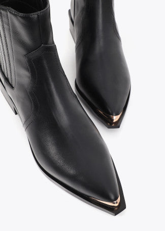 BOTIN ESTILO COWBOY CON TACHAS