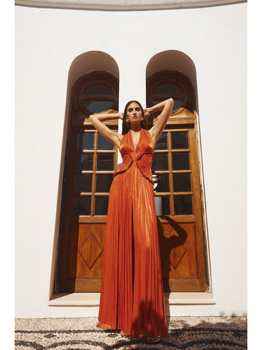 Vestido largo Maestri Couture