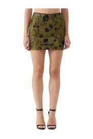 Falda corta bordada en paillettes
