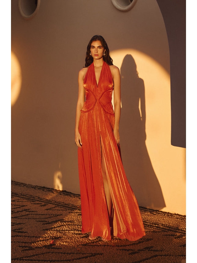 Vestido largo Maestri Couture