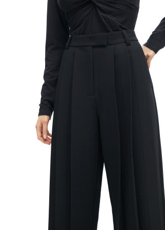 Pantalón wideleg tablas