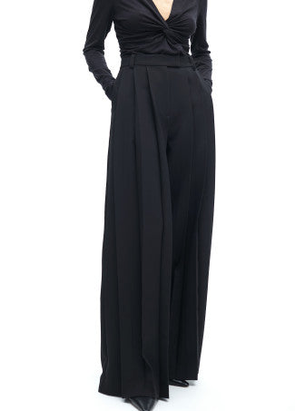 Pantalón wideleg tablas