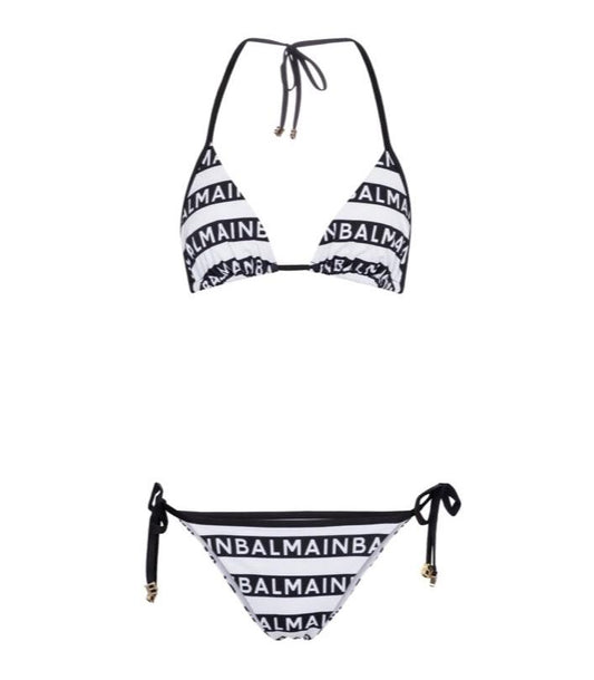 Bikini triángulo logo Balmain